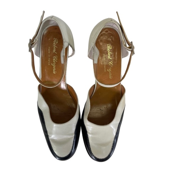 Robert Clergerie patent leather buckle up sandal heels size 7.5 - Picture 5 of 7